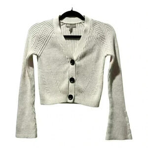 ASOS Cream Button-Up Sweater